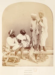 Khanzadas, Mussulmanen, Rajpootana, aus The People of India, von J. Forbes Watson, veröffentlicht 1868